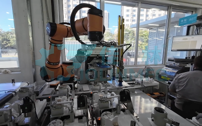 視覺機(jī)器人自動(dòng)上下料工作站 / 視覺檢測工作站