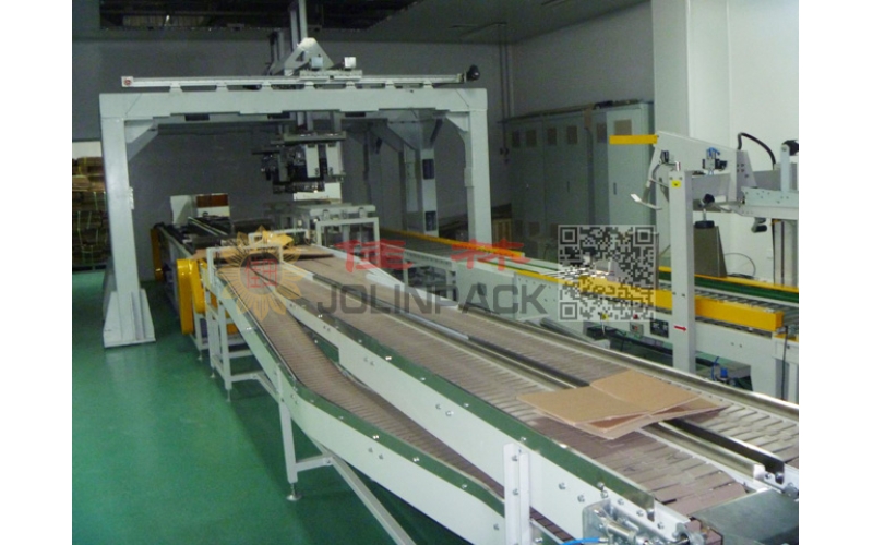 Orthogonal axes packing machine
