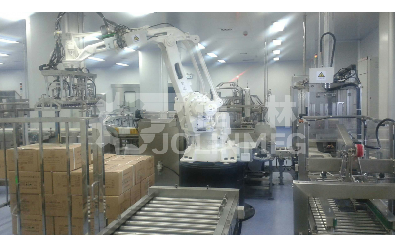 盒類藥品自動化后道包裝線