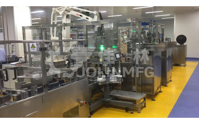 盒類藥品自動化后道包裝線